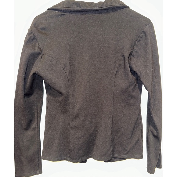 Blue S Black & Gold Buttoned Blazer Jacket - Picture 10 of 14